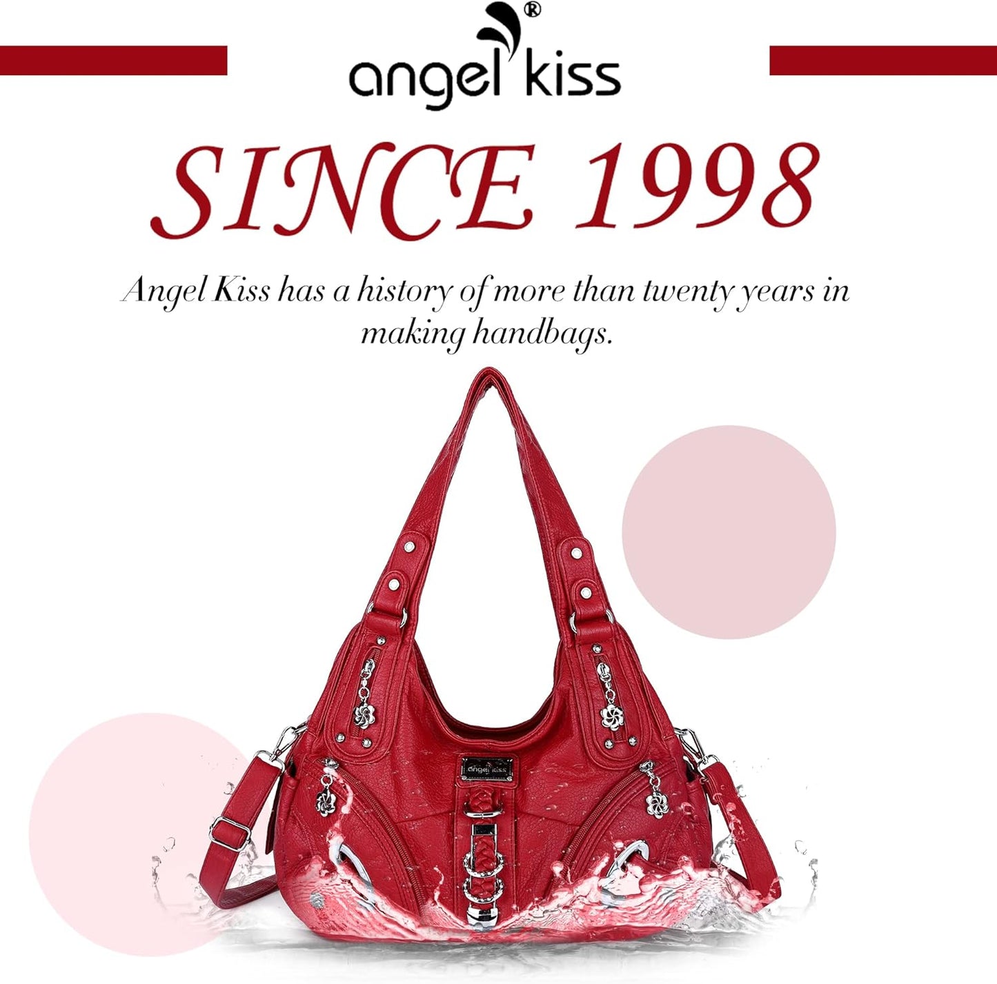 Angelkiss Hobo Purses and Handbags for Women Satchel Handbag Women Purses Large Daily Shoulder Bags | Purses
