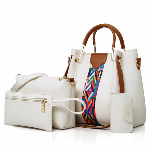 Contraste Four-Piece Handbag Set