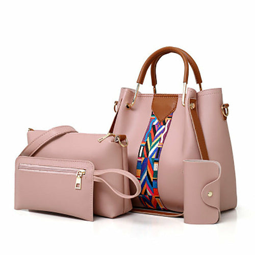 Contraste Four-Piece Handbag Set