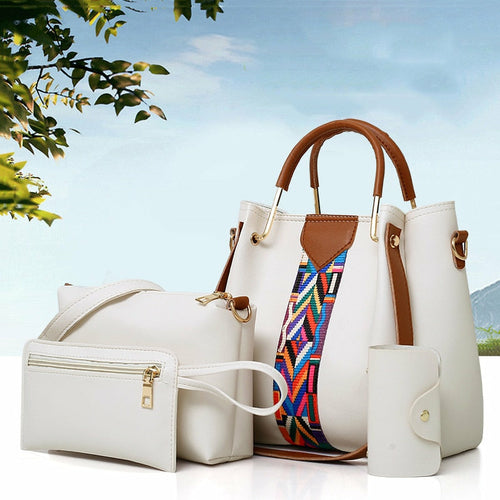 Contraste Four-Piece Handbag Set