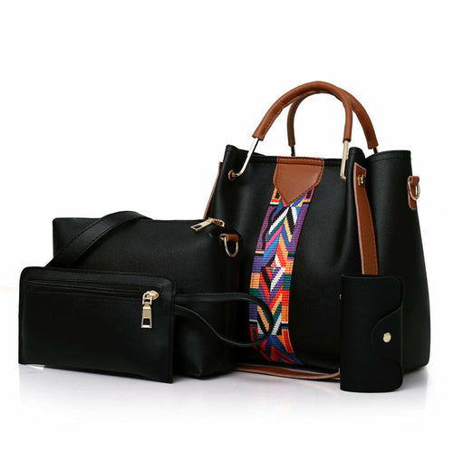 Contraste Four-Piece Handbag Set