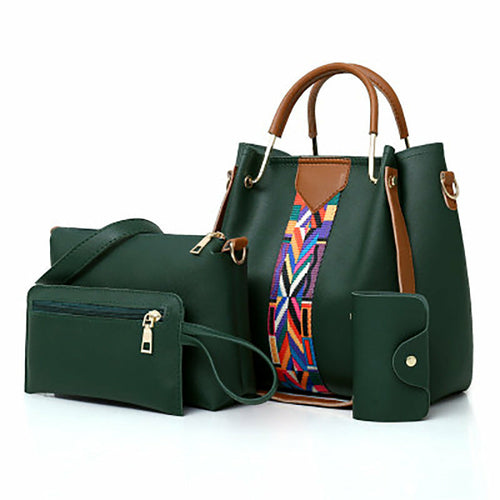 Contraste Four-Piece Handbag Set