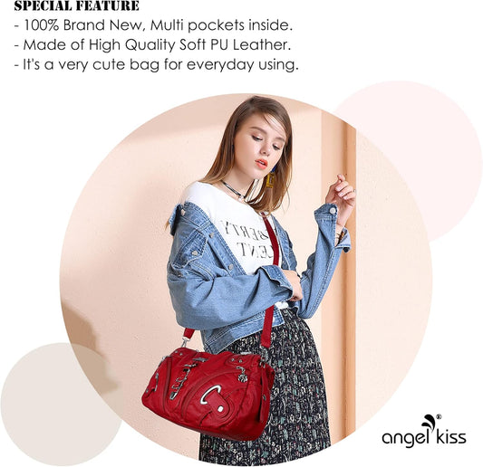 Angelkiss Hobo Purses and Handbags for Women Satchel Handbag Women Purses Large Daily Shoulder Bags | Purses
