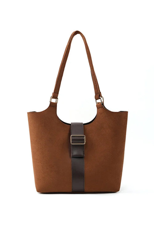 Cognac Snap Crossbody
