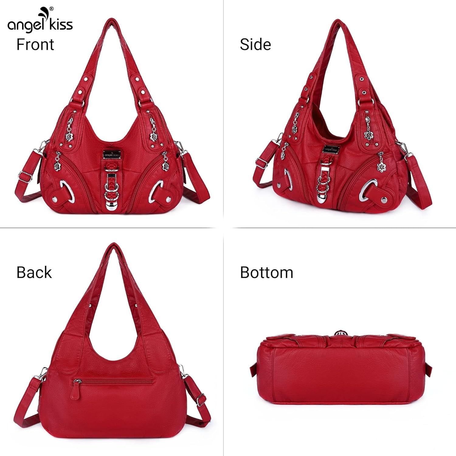 Angelkiss Hobo Purses and Handbags for Women Satchel Handbag Women Purses Large Daily Shoulder Bags | Purses